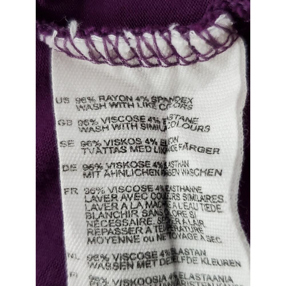 H&M Women's Purple Sleeveless Top w/ Gems Sz XS - Picture 9 of 9